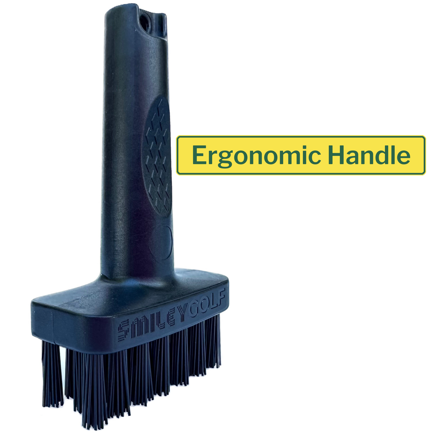 MINI GOLF BRUSH WITH RETRACTABLE BELT CLIP