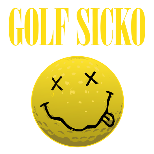 Premium Cotton Tee - All Fits - NIRVANA Golf Sicko