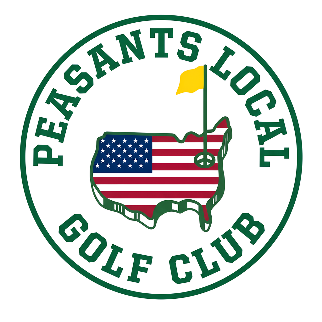 PEASANTS LOCAL GOLF CLUB CIRCLE BADGE