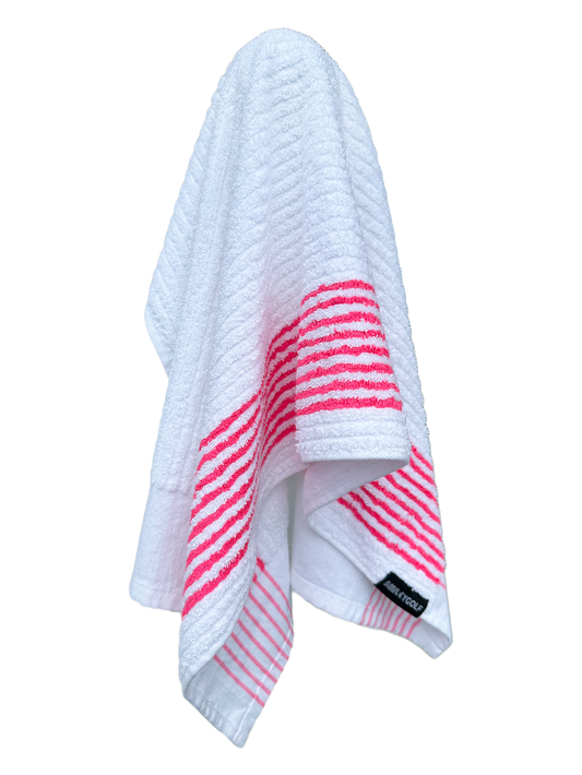 Special Edition: Scottsdale 'The Leaf' Neon Pink Golf Towel