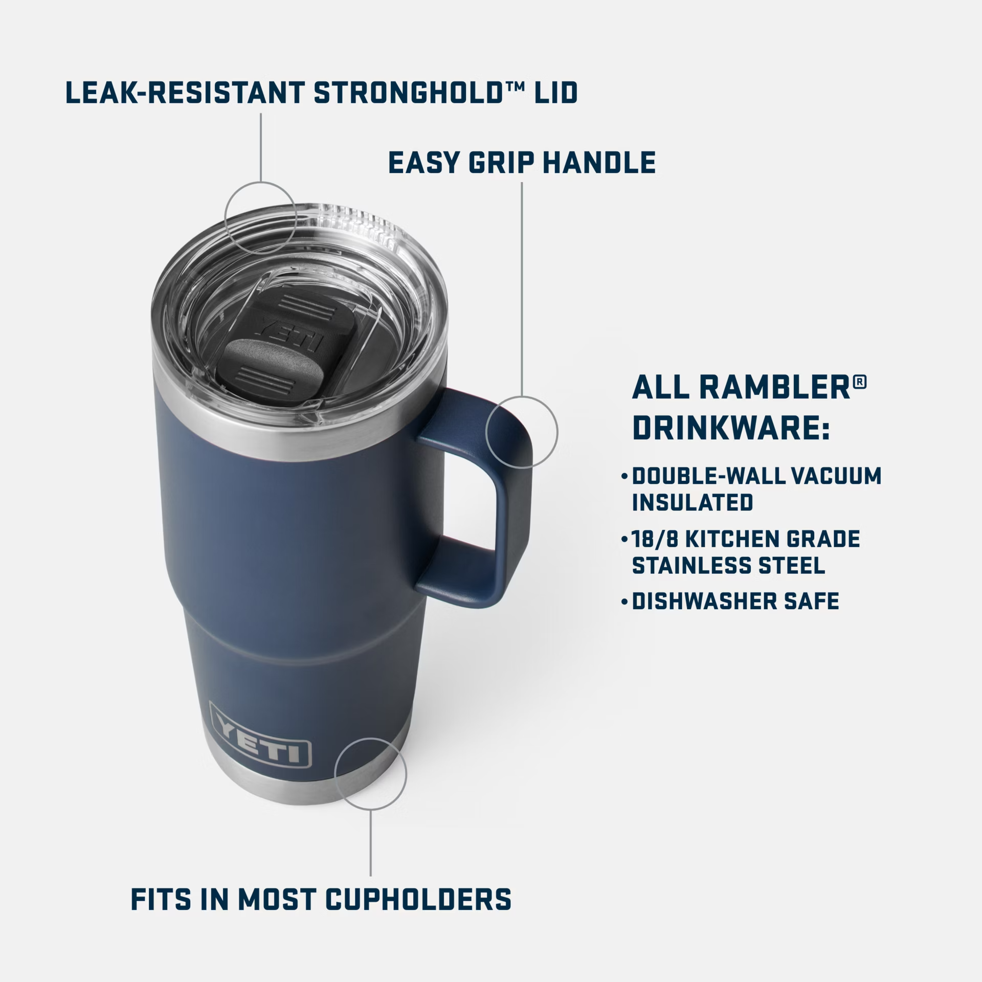 YETI Rambler Vacuum Travel Mug 20oz - 食器