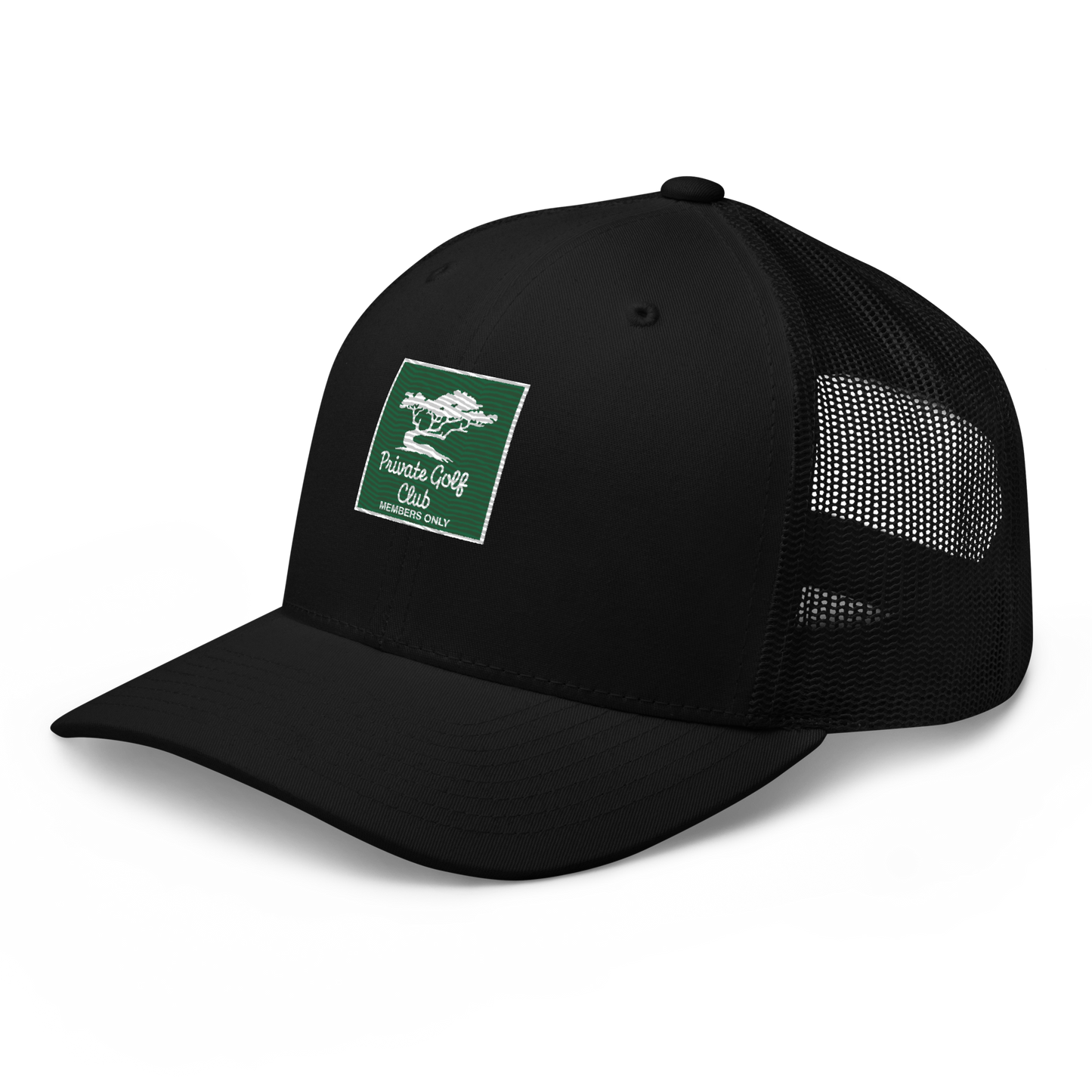 Retro Trucker Hat: PRIVATE GOLF CLUB MEMBERS ONLY