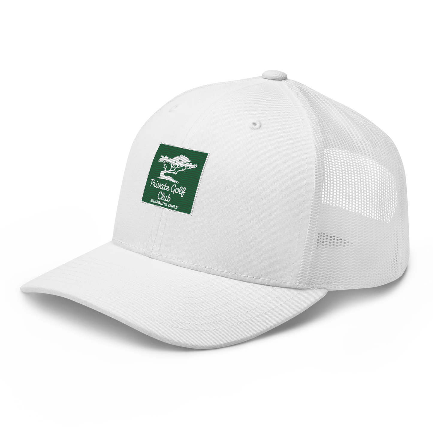 Retro Trucker Hat: PRIVATE GOLF CLUB MEMBERS ONLY