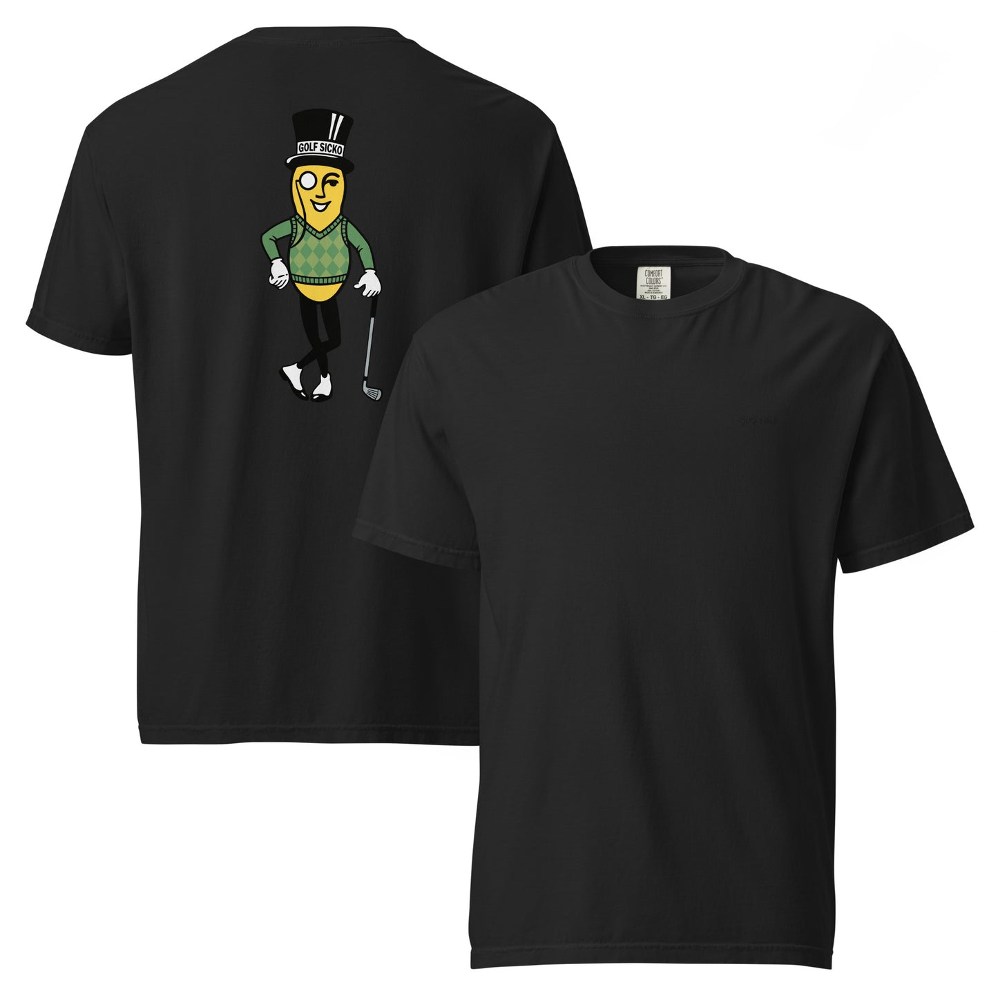 Jersey Crewneck T-Shirt - All Fits - MR. PEANUT Golf Nut
