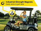 THE SMILEY PORTABLE MAGNETIC GLOVE HOLDER FOR GOLF CARTS (glove not included)