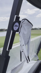 THE SMILEY PORTABLE MAGNETIC GLOVE HOLDER FOR GOLF CARTS (glove not included)